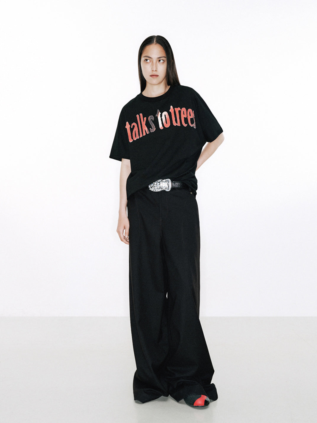 NUTEMPEROR | “Talks to Trees” Cotton Patch T-Shirt-Black - PSYLOS 1, NUTEMPEROR | “Talks to Trees” Cotton Patch T-Shirt-Black, T-Shirt, NUTEMPEROR•JAPAN, PSYLOS 1